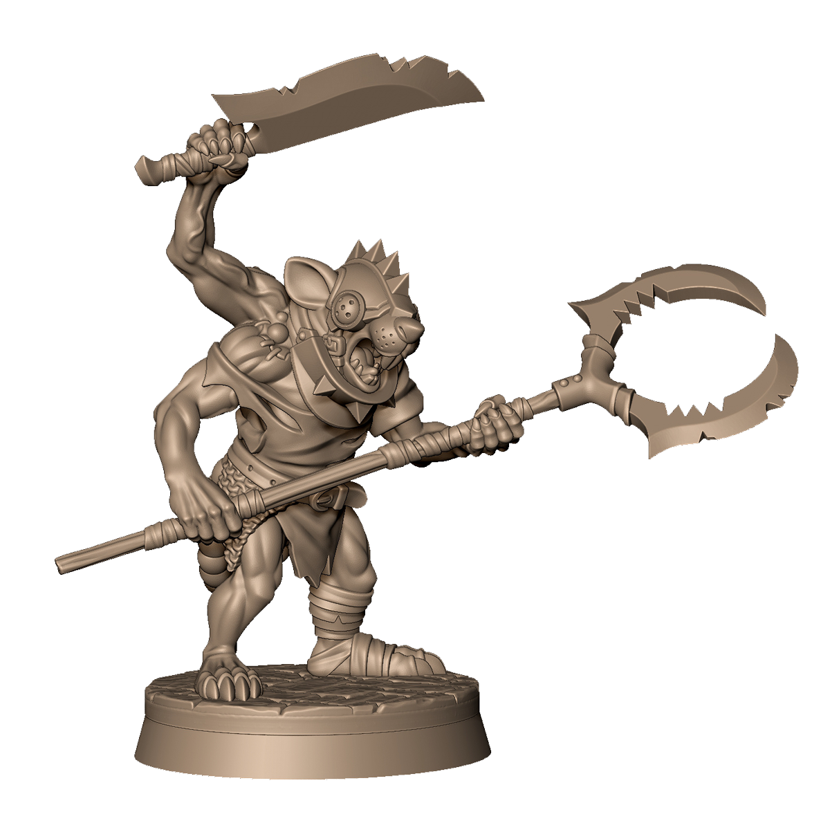 Ratfolk C by Menagerie Miniature