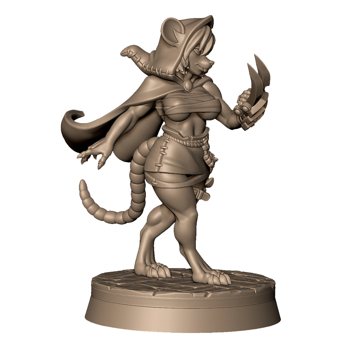 Ratfolk Lady A by Menagerie Miniature