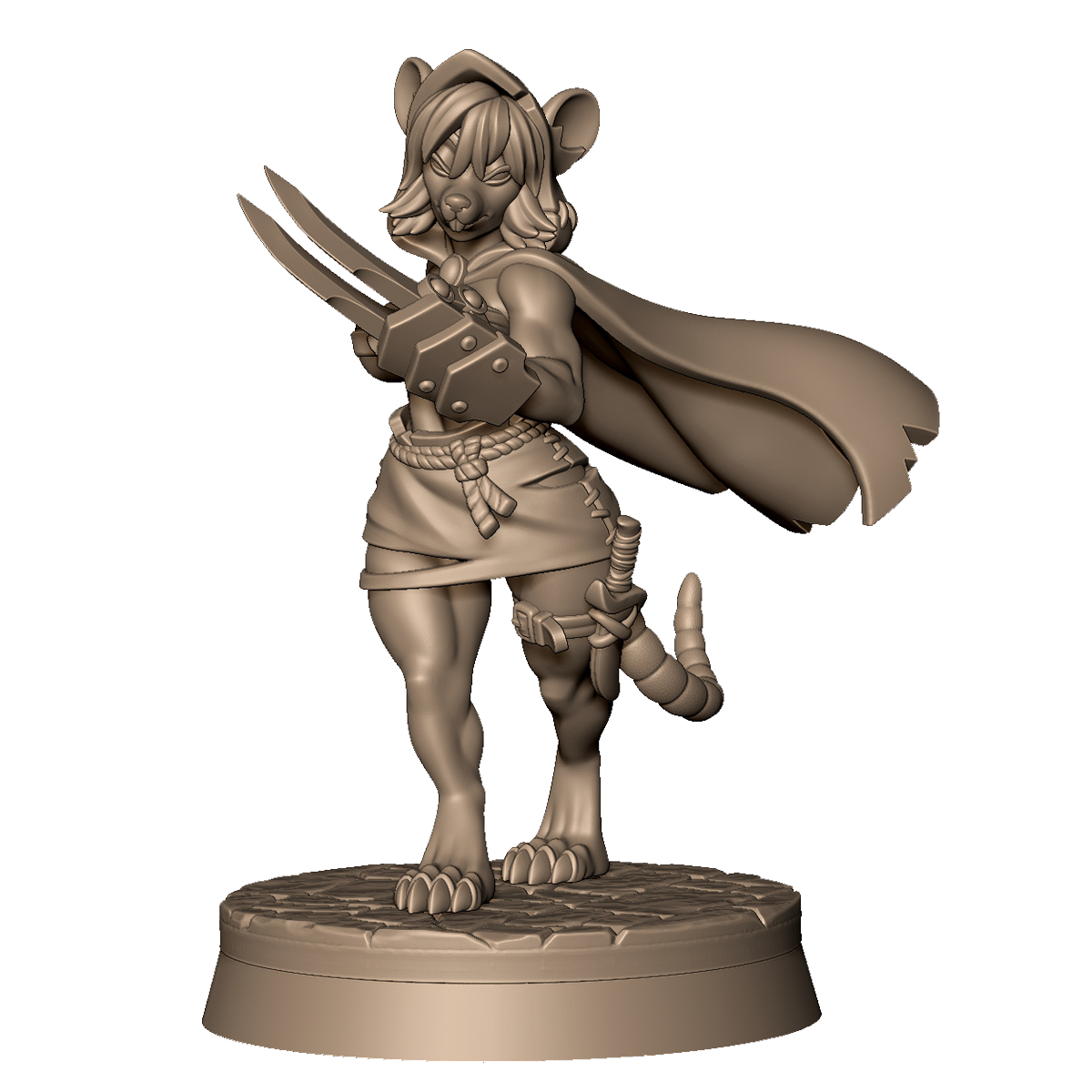 Ratfolk Lady A by Menagerie Miniature