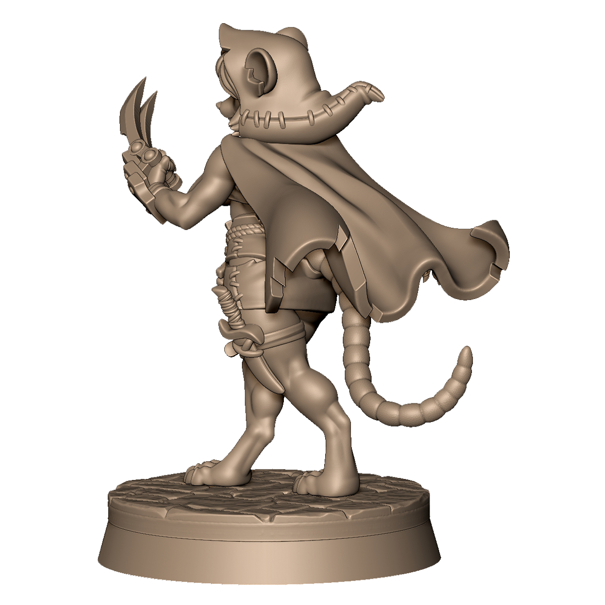 Ratfolk Lady A by Menagerie Miniature