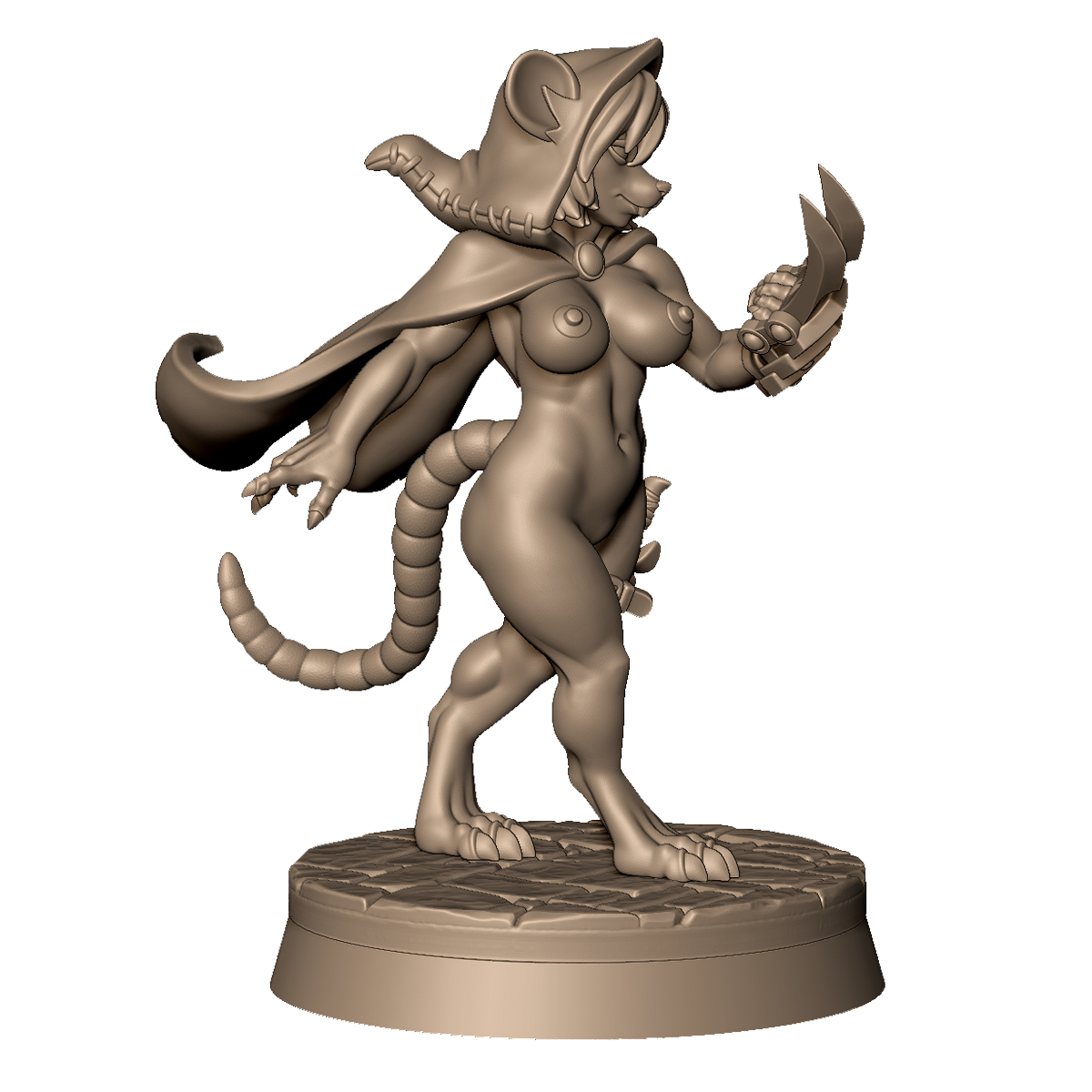 Ratfolk Lady A by Menagerie Miniature