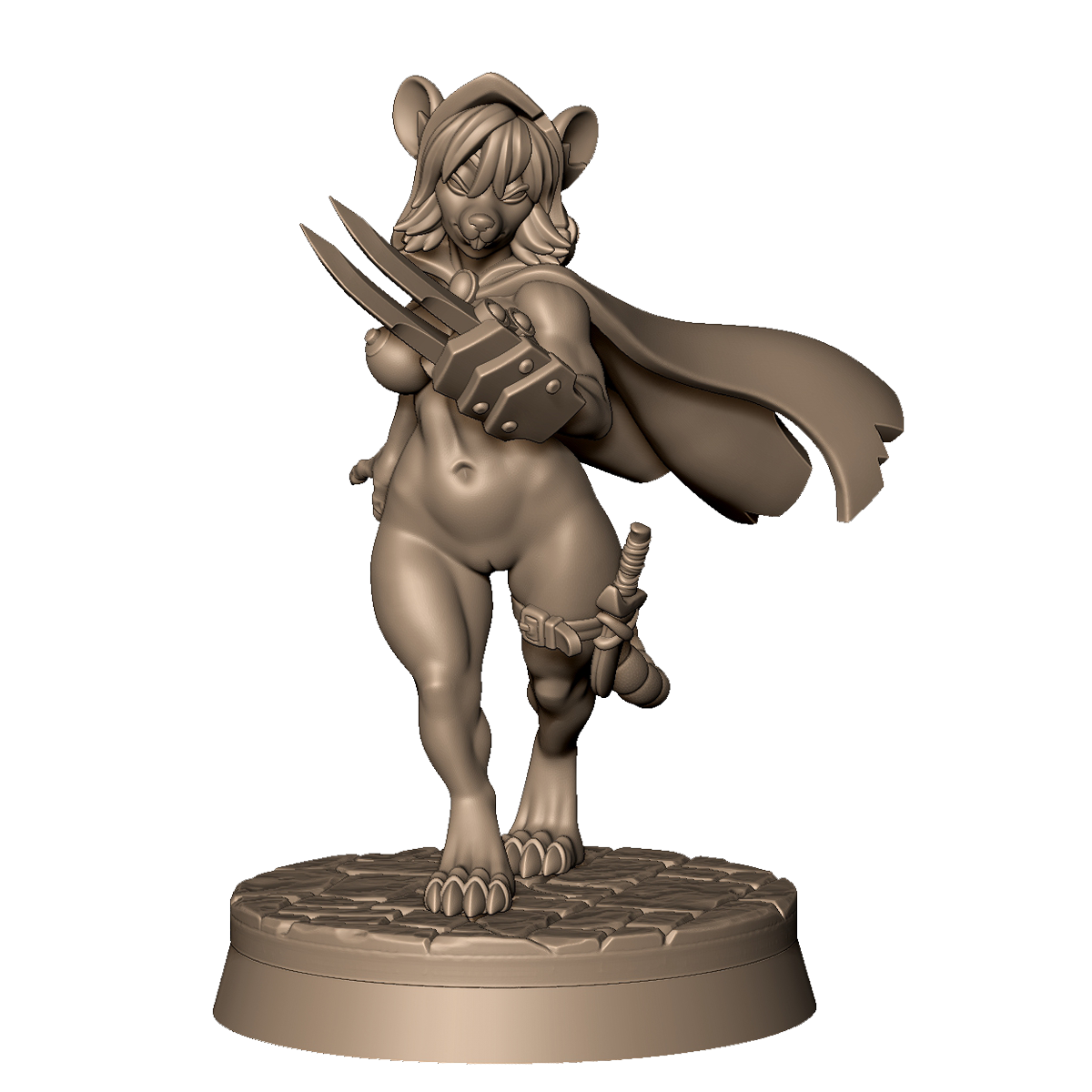 Ratfolk Lady A by Menagerie Miniature