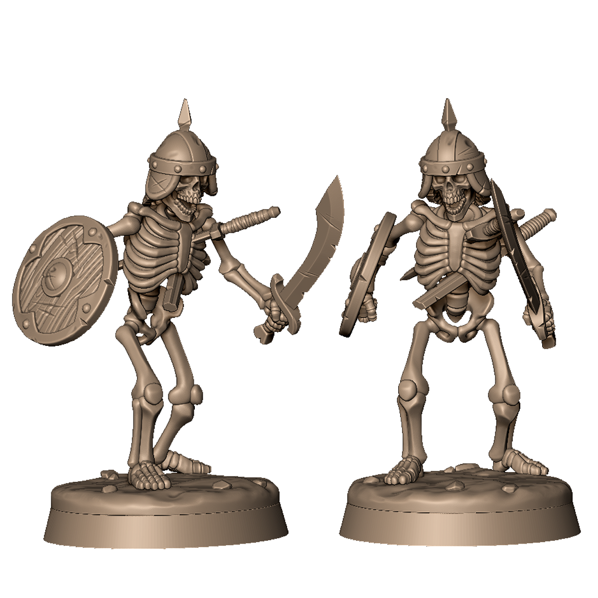 Skeleton Warrior 1 by Menagerie Miniature