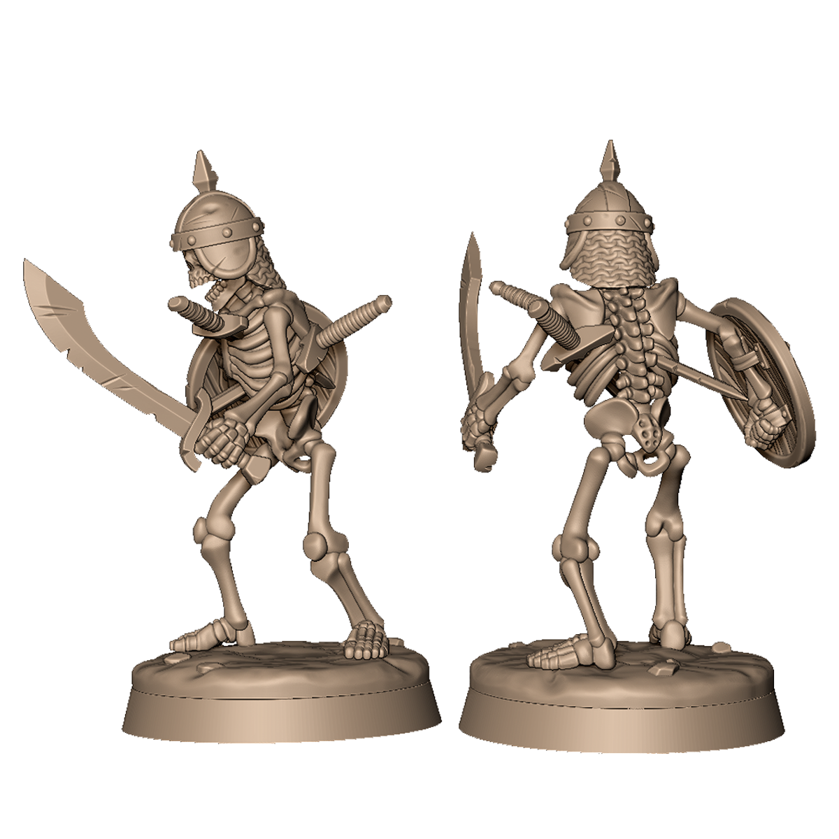 Skeleton Warrior 1 by Menagerie Miniature