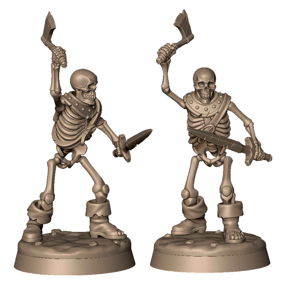 Skeleton Warrior 2 by Menagerie Miniature