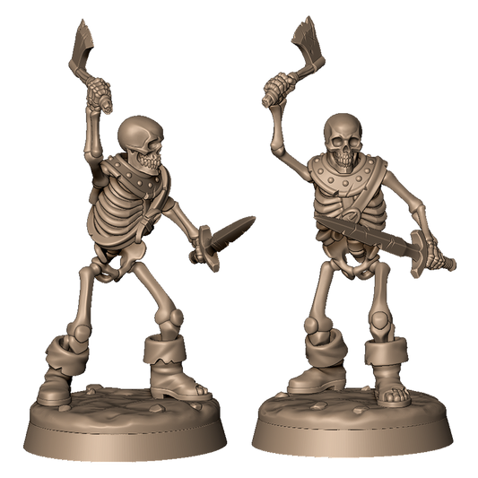 Skeleton Warrior 2 by Menagerie Miniature