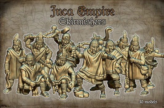 Inca Skirmishers by Red Copper Miniatures