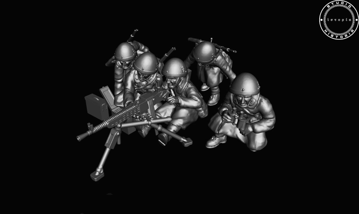 Slovak Winter ZB53 MG Team