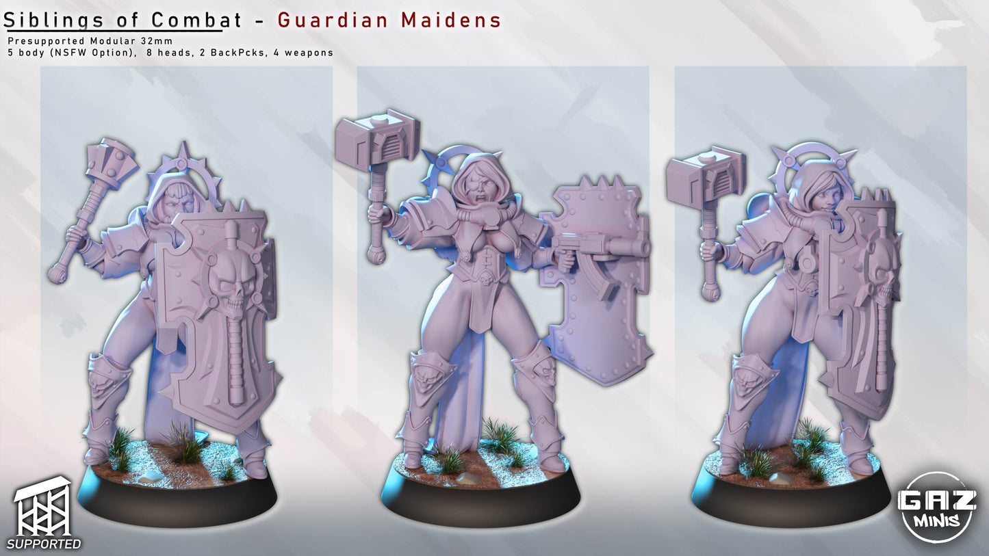 Guardian Maidens - Siblings of Combat by Gaz Minis