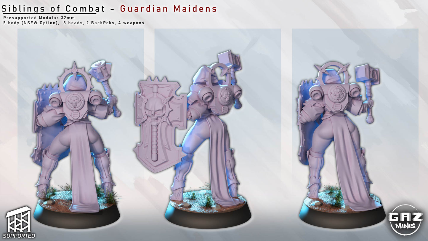 Guardian Maidens - Siblings of Combat by Gaz Minis