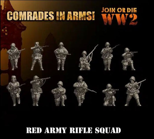 Soviet Riflemen by 3D Breed Miniatures
