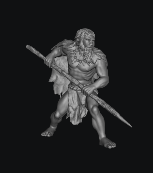 Spear Warrior I by Ikarus Forge