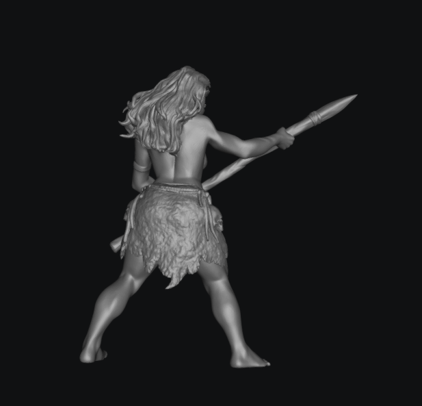 Spear Woman by Ikarus Forge