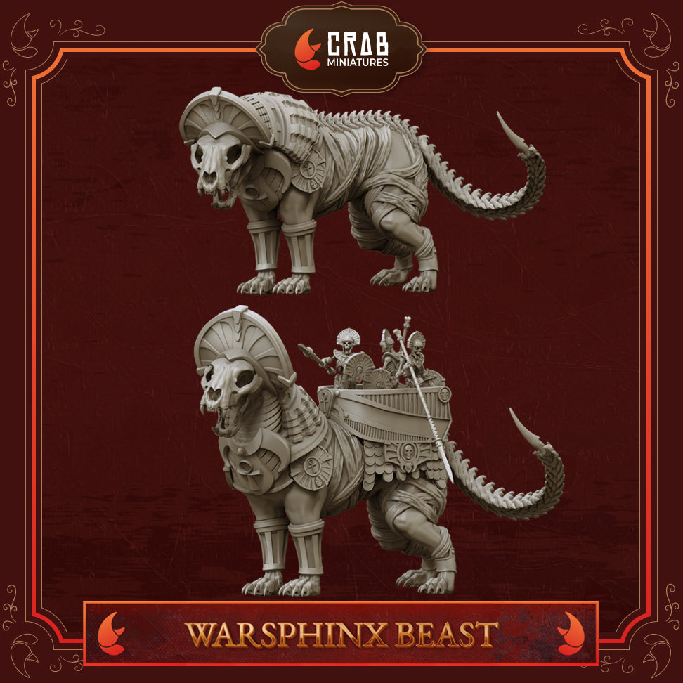 War Sphinx Beast by Crab Miniatures