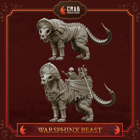 War Sphinx Beast by Crab Miniatures