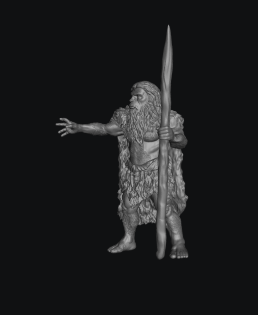 Standing Spear Warrior by Ikarus Forge