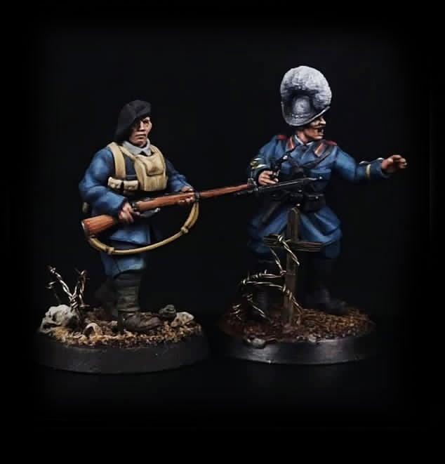 Great War Trench Swiss Mercenary Squad by Weird Armies Reign