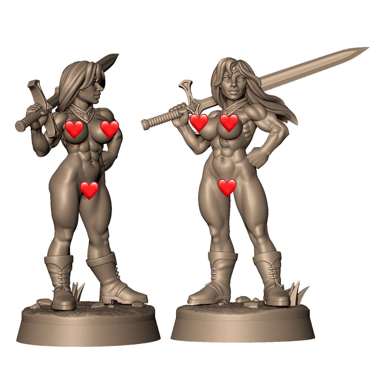 Sword Maiden B by Menagerie Miniature