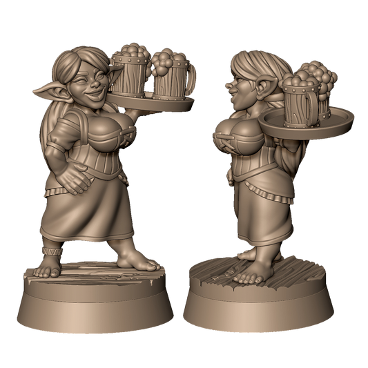 Goblin Tavern Wench by Menagerie Miniature