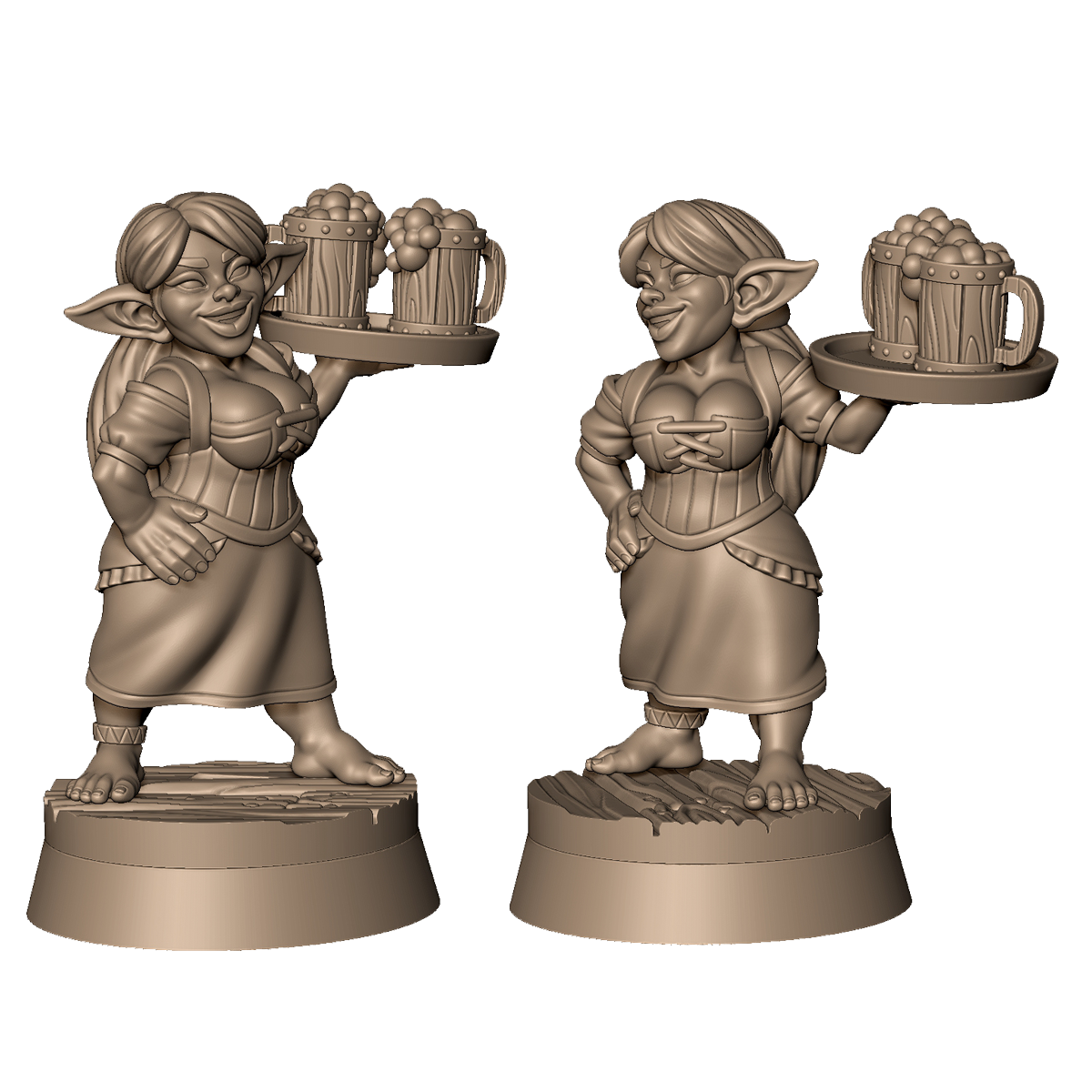 Goblin Tavern Wench by Menagerie Miniature