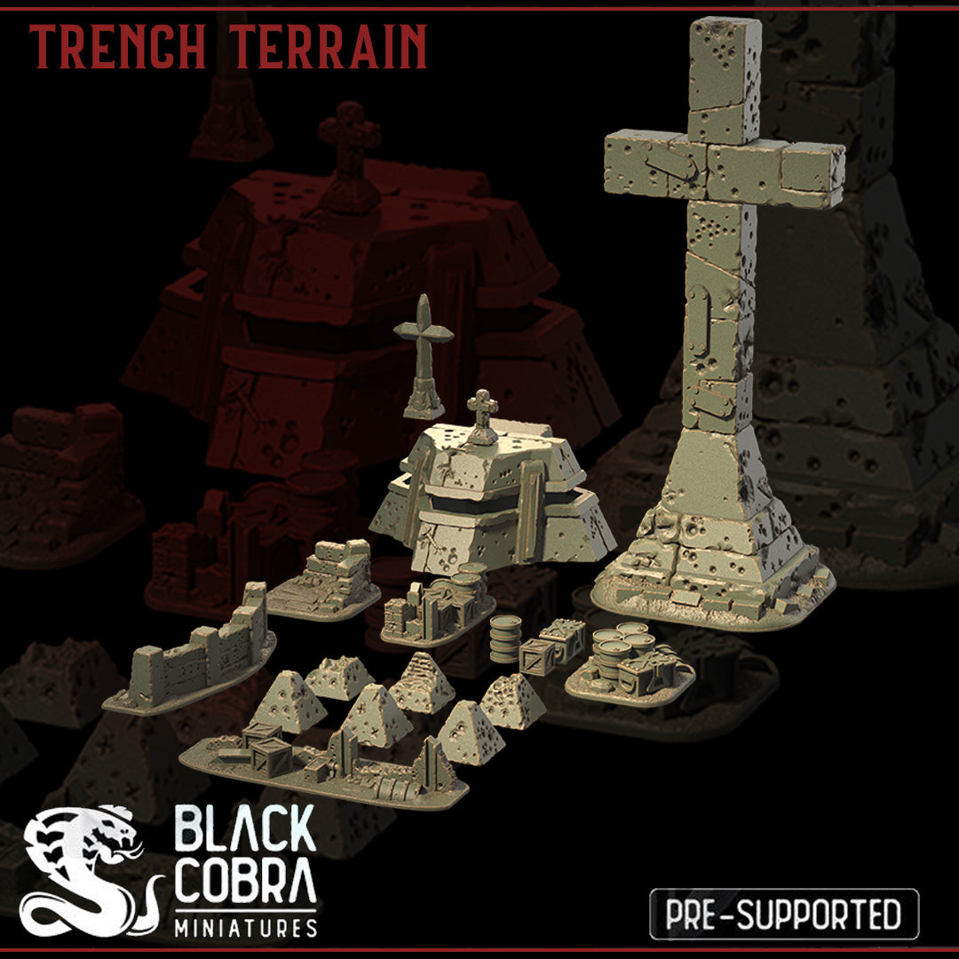 Holy War Trench Terrain by Black Cobra Miniatures