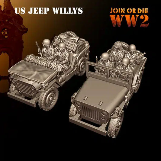 US Army G.I.Jeep Wyllis by 3D Breed Miniatures