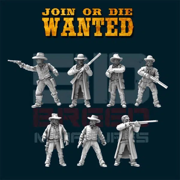 US Marshalls Pack by 3d Breed Miniatures