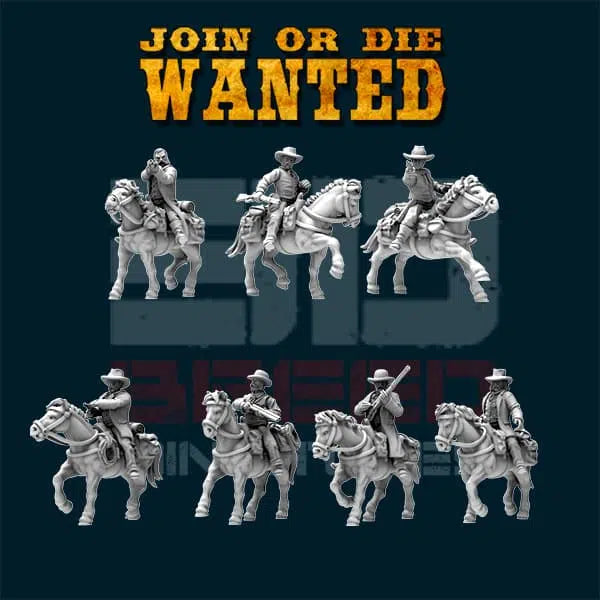 US Marshalls Pack by 3d Breed Miniatures