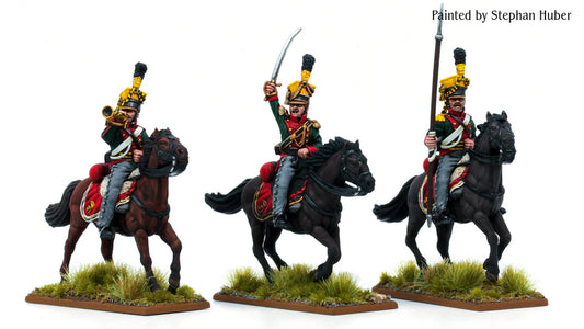 Austrian Uhlans Command (1800 - 1815) by Piano Wargames
