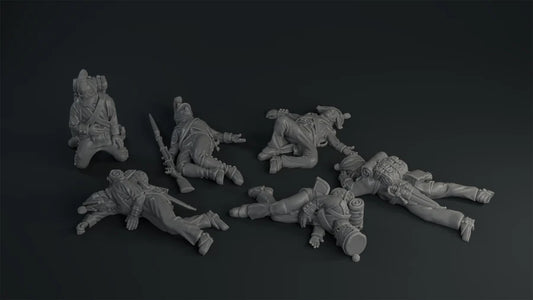 Würzburg/Hessian Infantry Casualties (1806-1012) by Piano Wargames