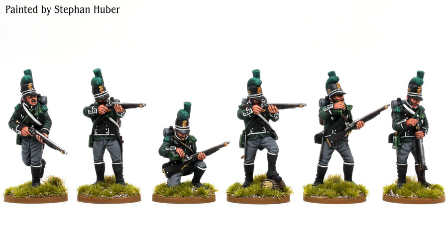 Baden Jaegers with rifles "Büchsenjäger" (1806-1809) by Piano Wargames