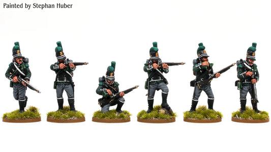 Baden Jaegers with rifles "Büchsenjäger" (1806-1809) by Piano Wargames