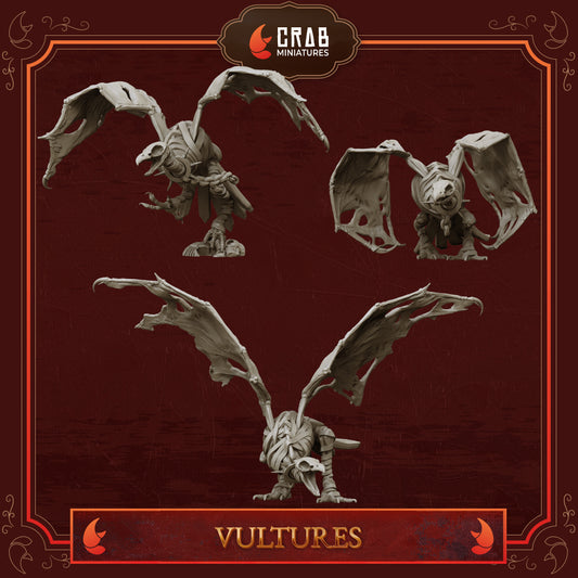 Vultures by Crab Miniatures