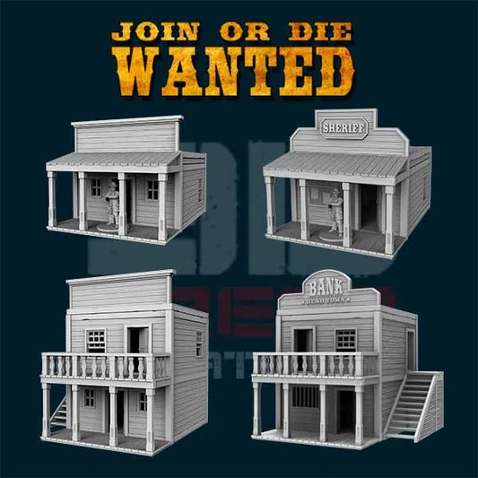 Wanted Buildings by 3d Breed Miniatures