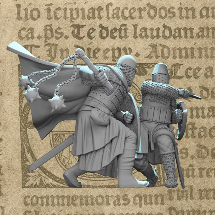 Knight vs Medieval Rus - Wargaming diorama