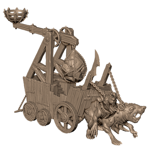 Ratfolk War Wagon by Menagerie Miniature