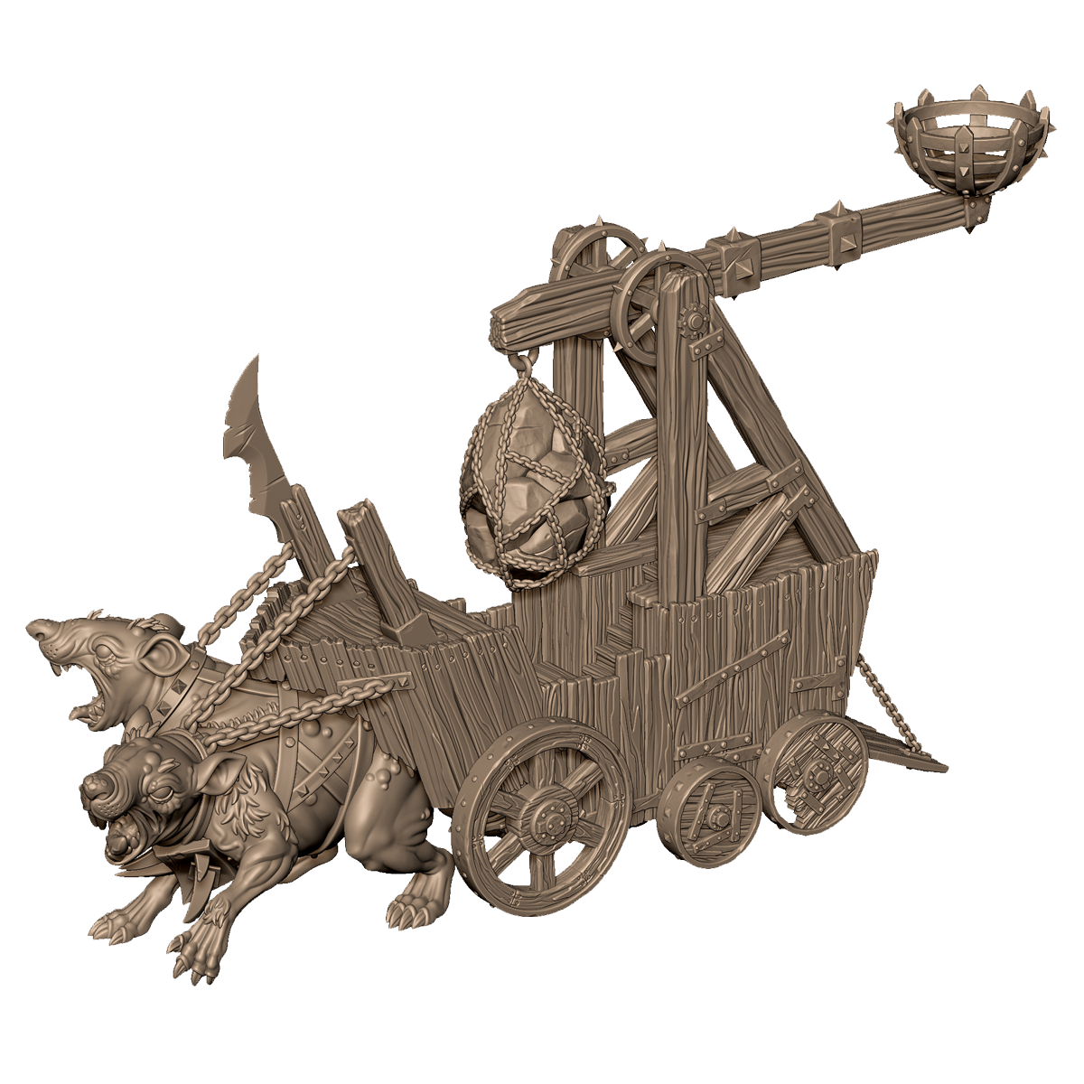 Ratfolk War Wagon by Menagerie Miniature