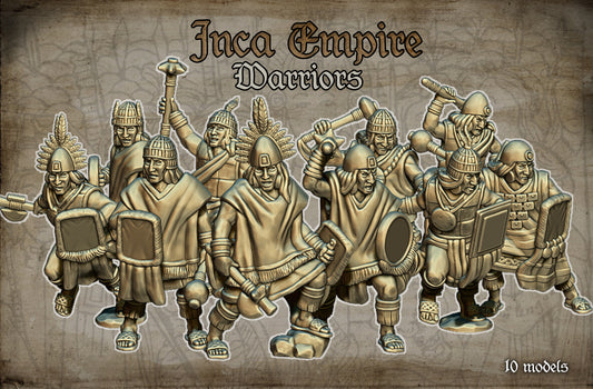 Inca Warriors by Red Copper Miniatures