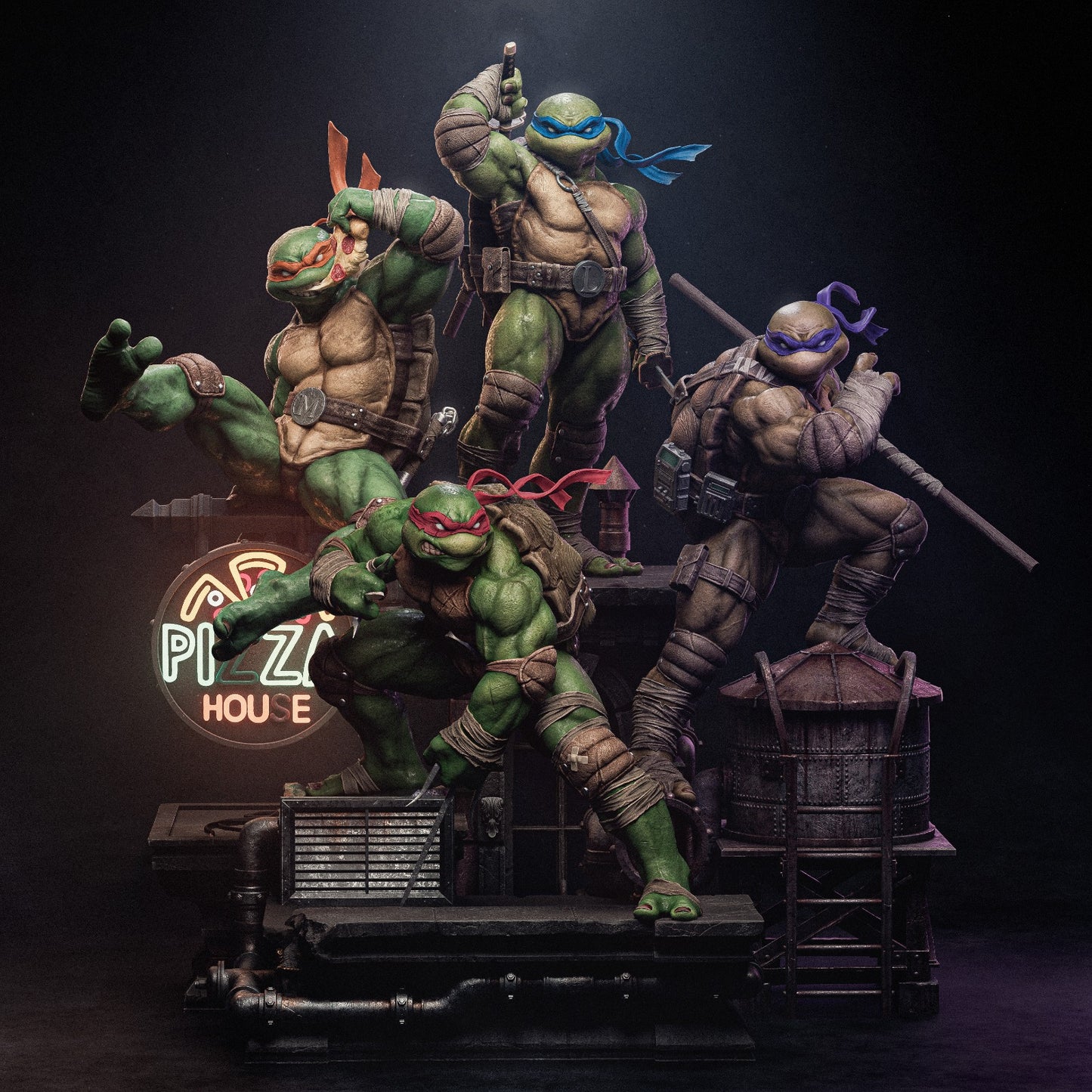 Sewer Ninjas by CA 3D