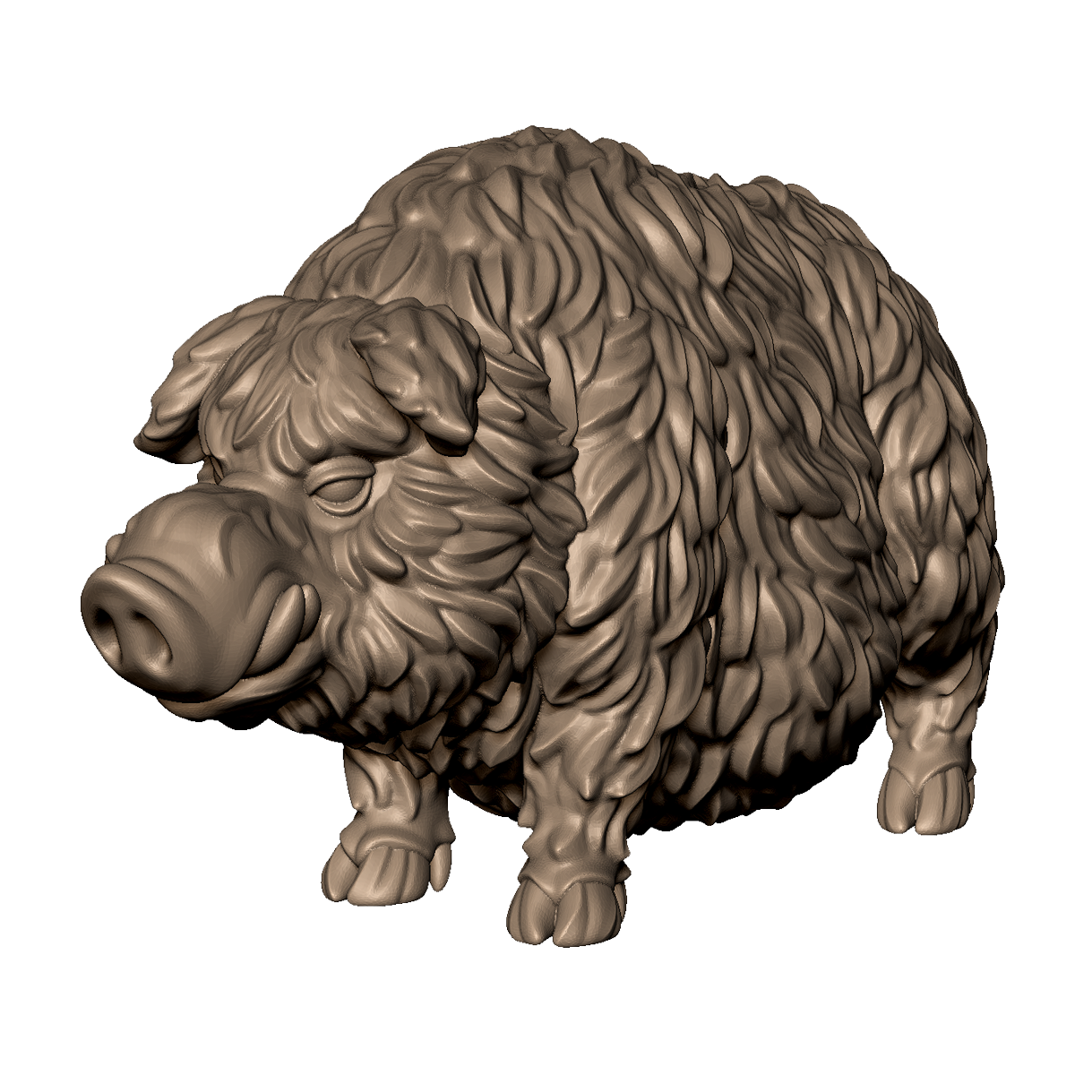 Big Wild Boar by Menagerie Miniature