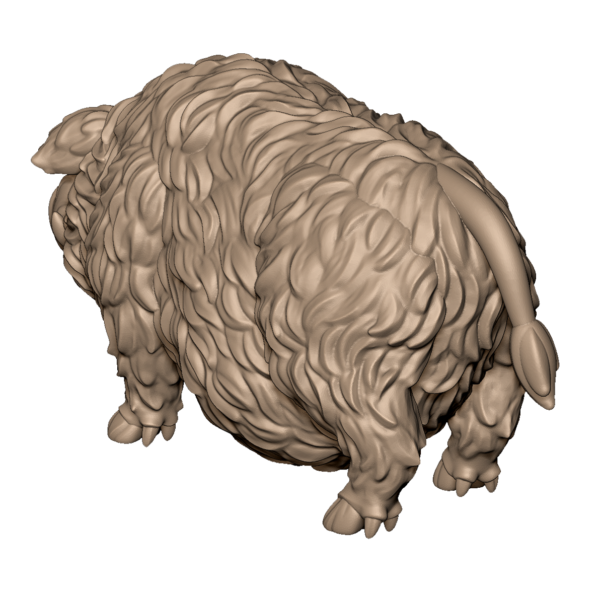 Big Wild Boar by Menagerie Miniature