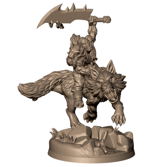 Wolf Rider by Menagerie Miniature