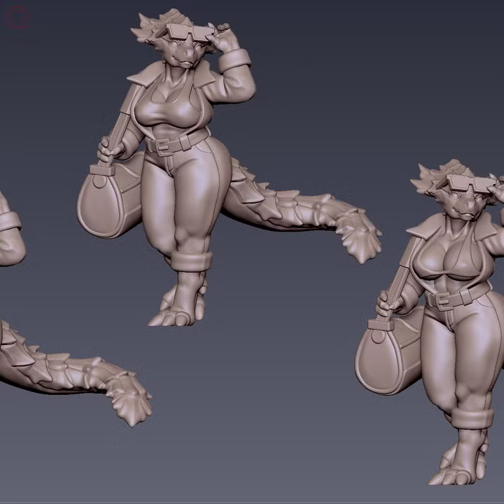 Zilleta – Beach Lizard by Gaz Minis