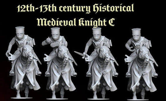 12th-13th century Historical Medieval Knight C (close helmet) by Styriwar