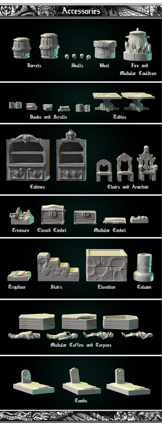 Accessory Set by DDF Miniatures and Models