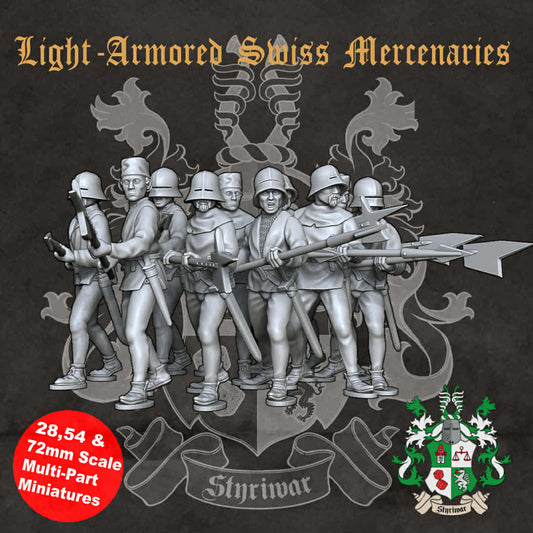Light armored Swiss Mercenaries.