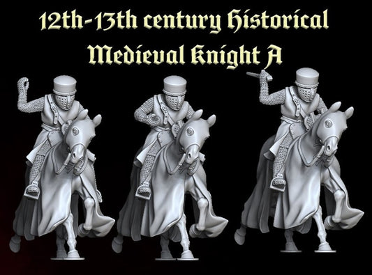 12th-13th century Historical Medieval Knight A (closed helmet) by Styriwar