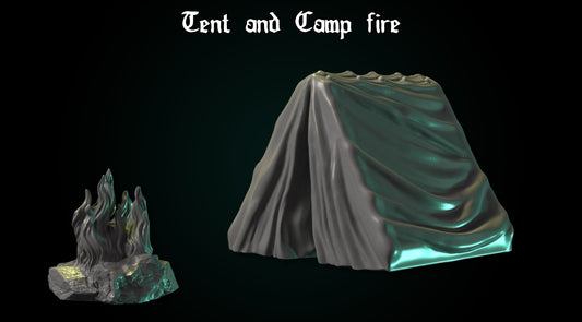 Camp Set by DDF Miniatures and Models