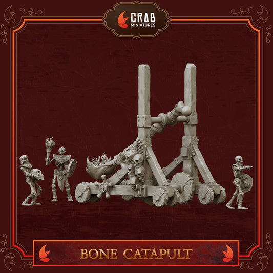 Skeletal Catapult by Crab Miniatures