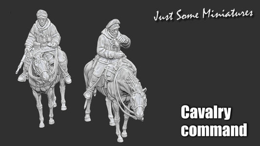 Late War German Cavalry HQ by Just Some Miniatures